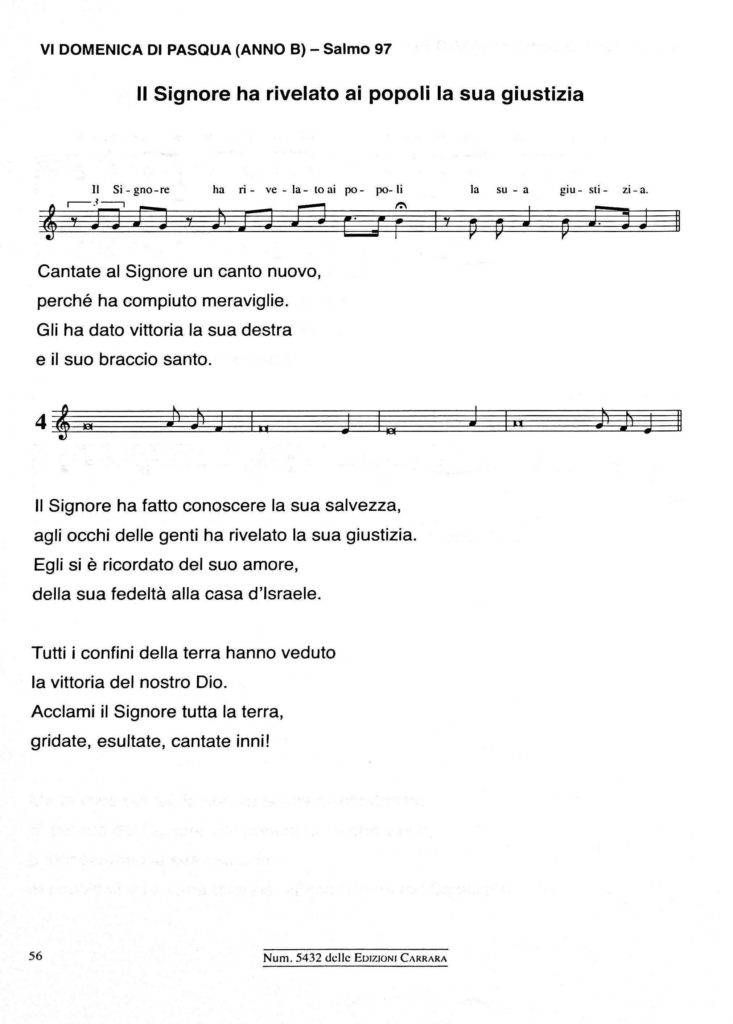 09 maggio 2021 salmo « Leggere in chiesa